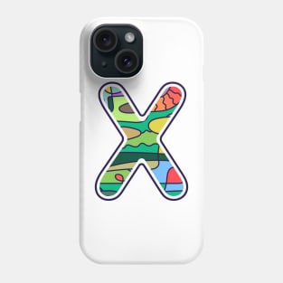 Alphabet X Phone Case