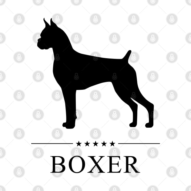 Boxer Black Silhouette by millersye