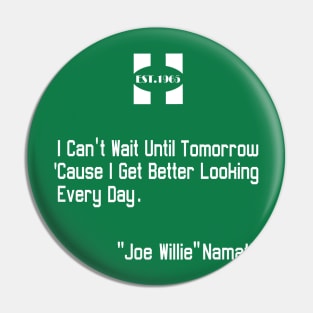 Joe Namath Pin