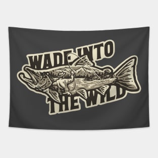 WADE INTO THE WILD Tapestry