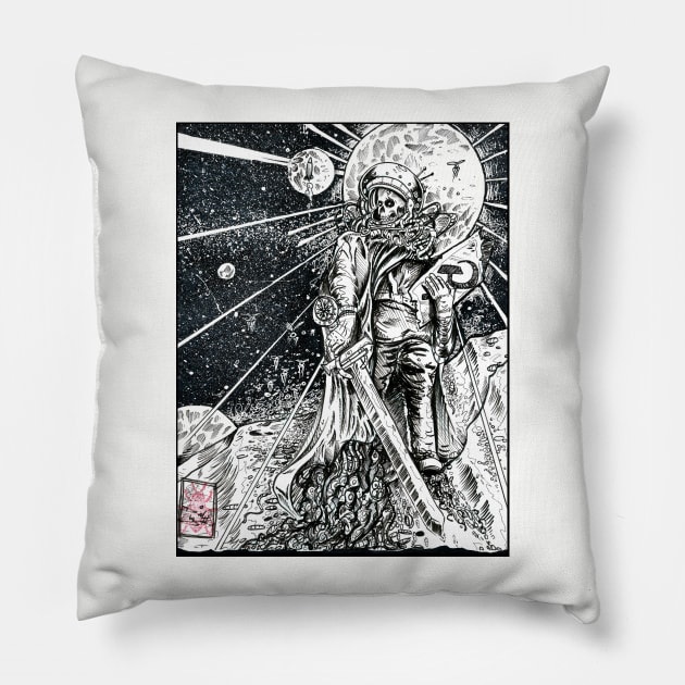 Atomic pestilence Pillow by paintchips