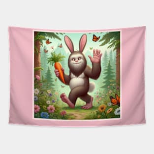 Bigfoot Bunny Tapestry