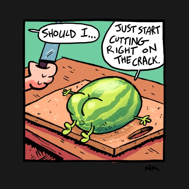 Rude Watermelon by neilkohney