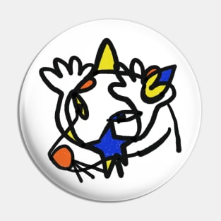 JINDO ART CUBISM Pin