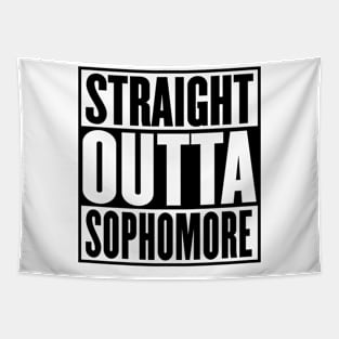 Straight Outta Sophomore Year Graduation Tapestry