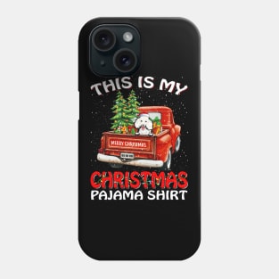 This Is My Christmas Pajama Shirt Poodle Truck Tree Phone Case