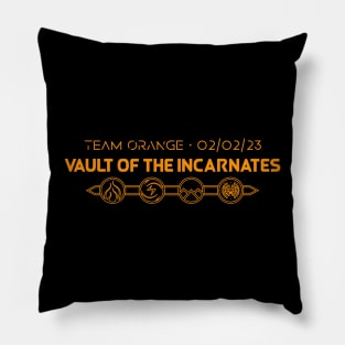 Team Orange - Vault of the Incarnates - AOTC T-Shirt Pillow