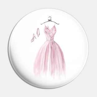 Pink wedding dress Pin