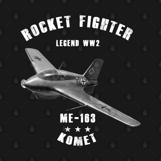 Messerschmitt Me 163 Komet Military Rocket Fighter Plane WW2 by Jose Luiz Filho