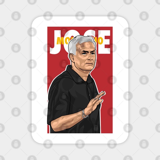 Jose mourinho Magnet by Rekayasabumi