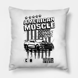 Camaro zl1 american muscle Pillow