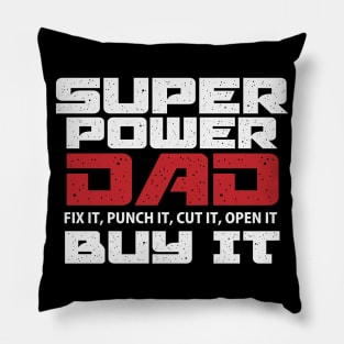 Super Power Dad Pillow