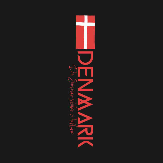 Denmark Danish Flag by Tip Top Tee's