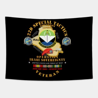 22d Special Tactics Squadron - Opn Iraqi Sovereignty - 2010 w IRAQ SVC Tapestry