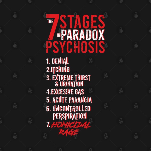 UMBRELLA ACADEMY 2: THE 7 STAGES IN PARADOX PSYCHOSIS (BLACK/GRUNGE) by FunGangStore