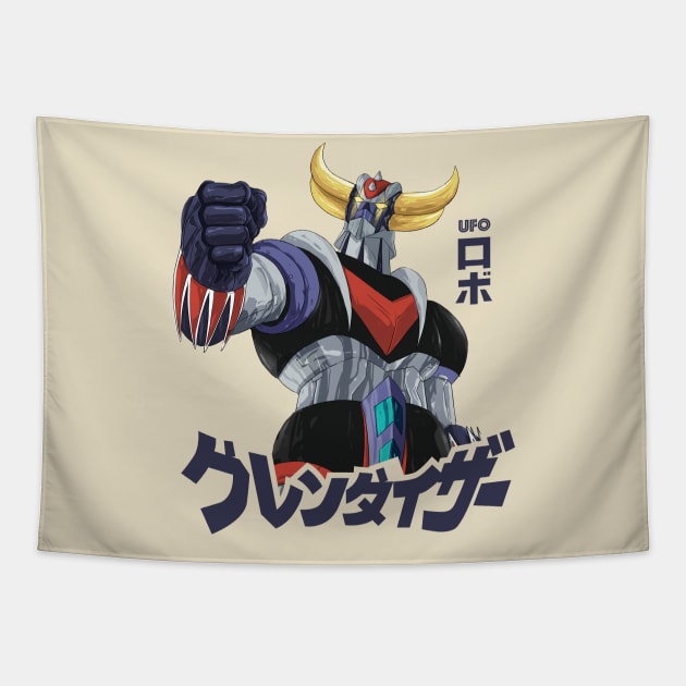 Ufo Robot Goldrake | Grendizer Atlas UFO Robot Tapestry by SALENTOmadness