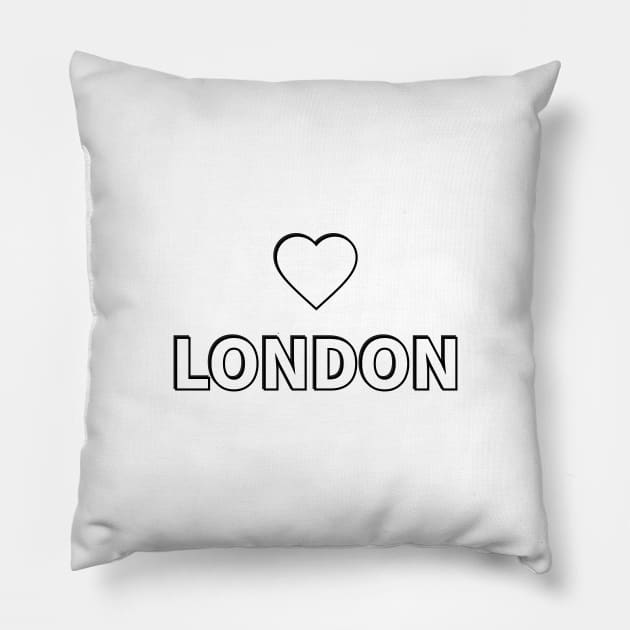 I love London Pillow by brightnomad