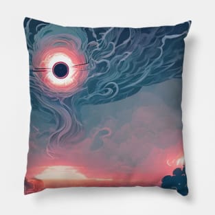 The Eye of the Storm Pillow