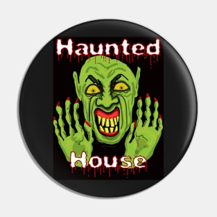 Haunted House Monster Pin