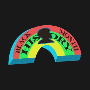 Black History Month rainbow T-Shirt