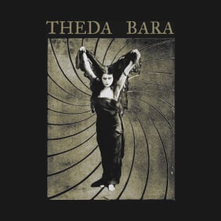 THEDA BARA - Sin - Sepia - Silent and Pre-Code Horror T-Shirt T-Shirt