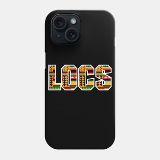 Locs Kente Pattern Phone Case