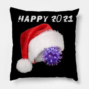 COVID SANTA Happy new Year 2021 Pillow