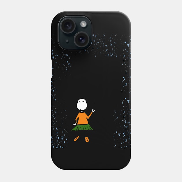 Music rain time Phone Case by Guastevi