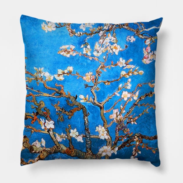 Vincent Van Gogh - Almond Blossom Pillow by RandomGoodness