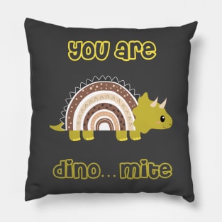 Dino lover fun joke Pillow