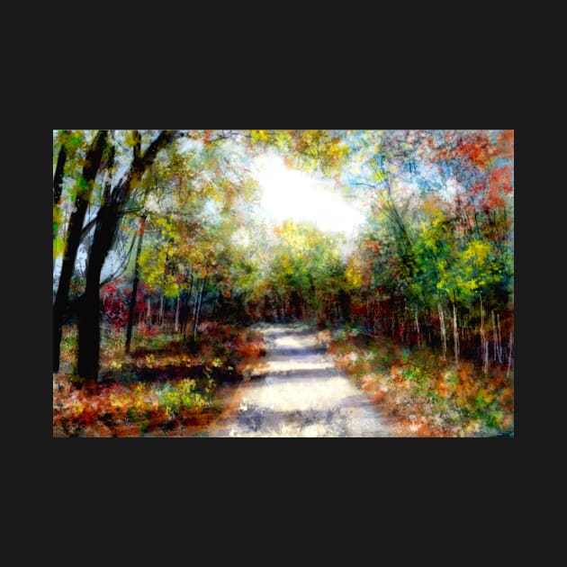 Autumn Walk 2 by Angie Braun