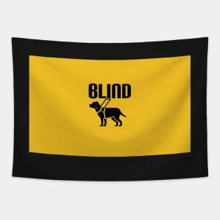 Blind Dog pet bandana Tapestry