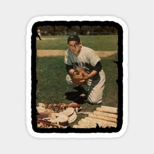 Yogi Berra in New York Yankees Magnet