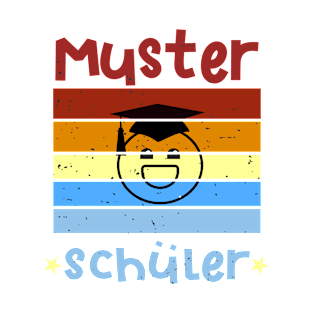 Musterschüler Smile Schulbeginn T shirt T-Shirt