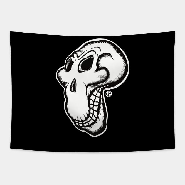 Goofskull Tapestry by Art from the Blue Room