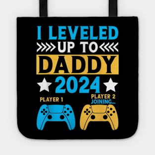 I Leveled Up To Daddy 2024 Gamer Soon To Be Dad 2024 Tote