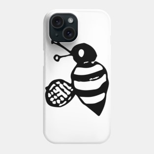 Bumblebee Doodle Black Phone Case