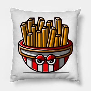 Illustration Of a Cute Capsule Potato Toy. Pillow