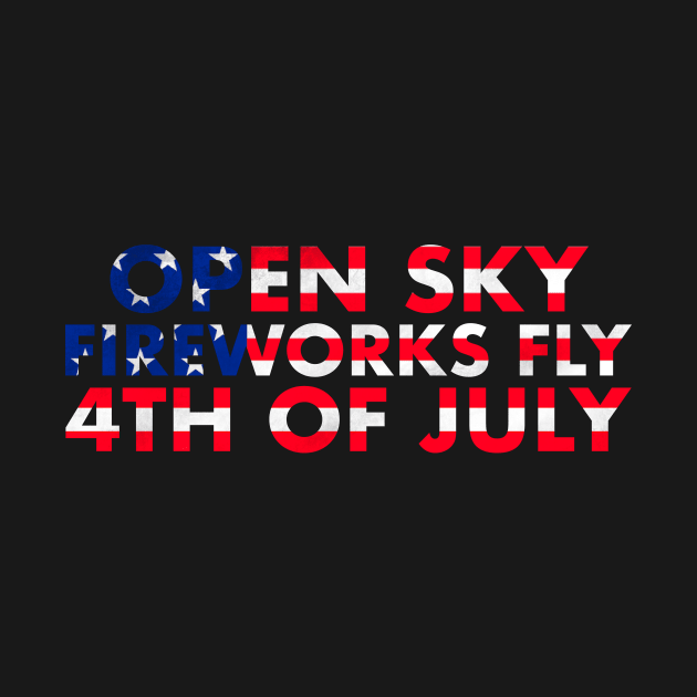 Open sky fireworks fly 4th of july by monicasareen