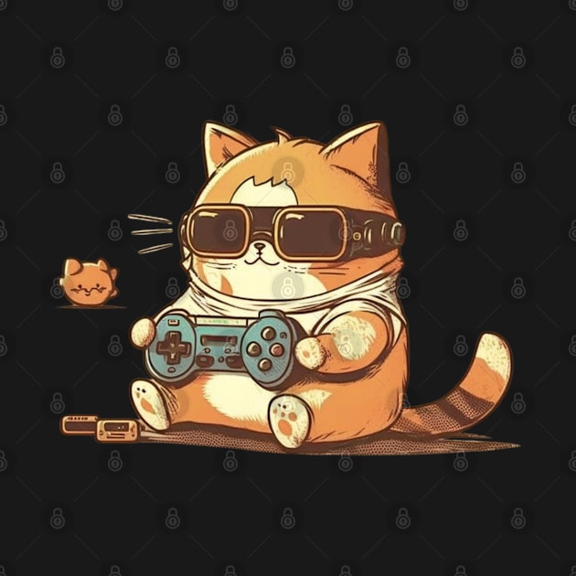 Gamer Cat by Birdbox