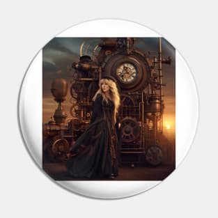 Stevie Nicks Steampunk Pin