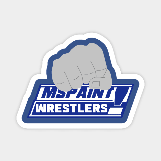 MSPaintDown Fist Magnet by AKManJonesWrestleStore