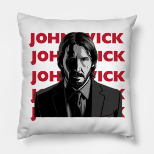 John Wick retro Pillow