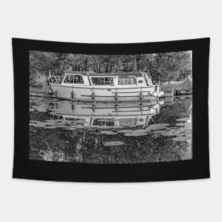 Pleasure boat on the Norfolk Broads Tapestry