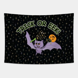 Trick or Eek Bat Tapestry