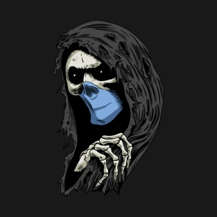 Grim Reaper Wearing Mask T-Shirt