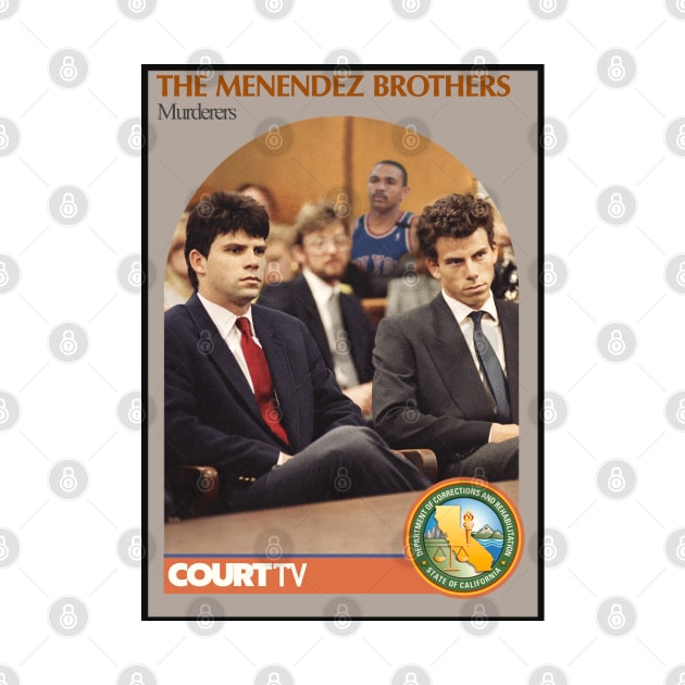 Menendez Brothers Basketball Card (Reversed with Mark Jackson) by darklordpug