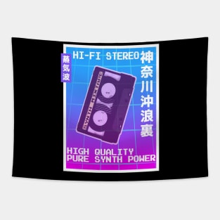 Vaporwave Aesthetic Style 80s Synthwave Retro Tapestry