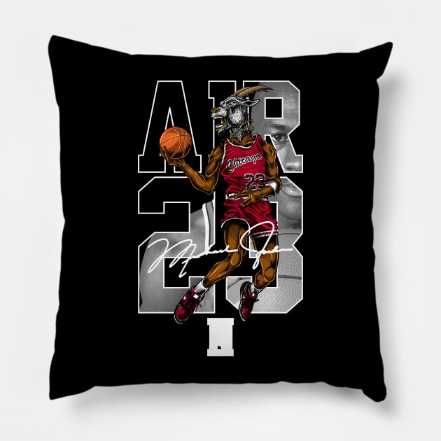 Michael Jordan 23 Pillow by Olievera