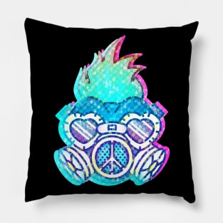 Punky Gas Mask - Sparkle Ed. Pillow